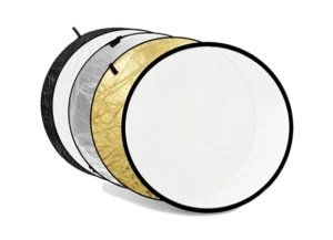 Réflecteur rond en vue de face en location chez Maximaloc