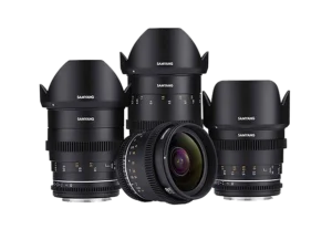 Série de 4 objectifs Samyang VDSLR MkII T1.5 à la location