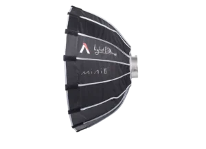 Aputure light Dôme MKII Soft box diamétre 55cm en monture Bowens vue de profil à la location