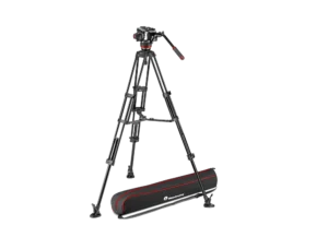 Trépied Vidéo Manfrotto avec Tête fluide MVH504XAH et Sacoche en location