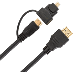 Câble Mini-HDMI Micro-HDMI / HDMI 1m en location