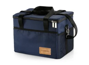 Sac isotherme de 28 litres bleu foncé fermé en location